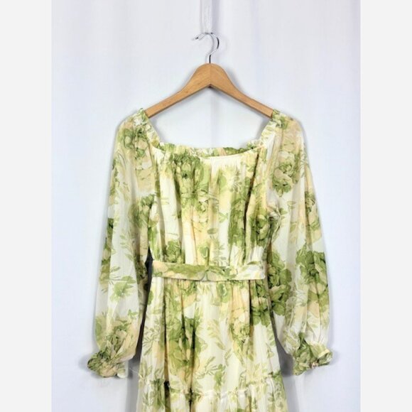 Floral Off Shoulder Maxi Dress - Picture 9 of 11